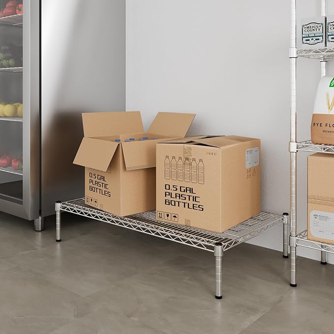 24" Deep x 42" Wide x 8" Height Wire Shelving Kit | 1-Tier | NSF Commercial Storage Rack Unit