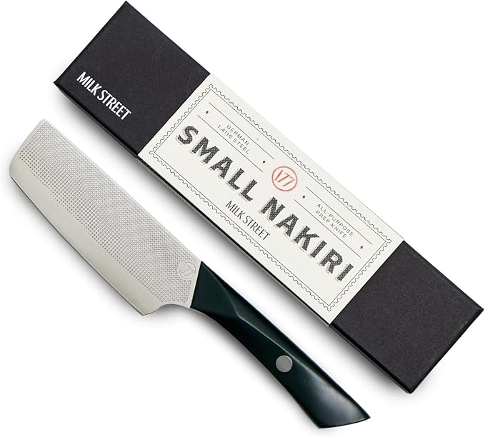 Milk Street Small Nakiri Knife – Ultra-Thin Blade for Precision Cutting, Ergonomic Handle