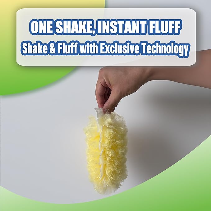 40 Count Disposable Microfiber Duster Refills for Swiffer - 360° Heavy Duty Refills (Handle Not Included)
