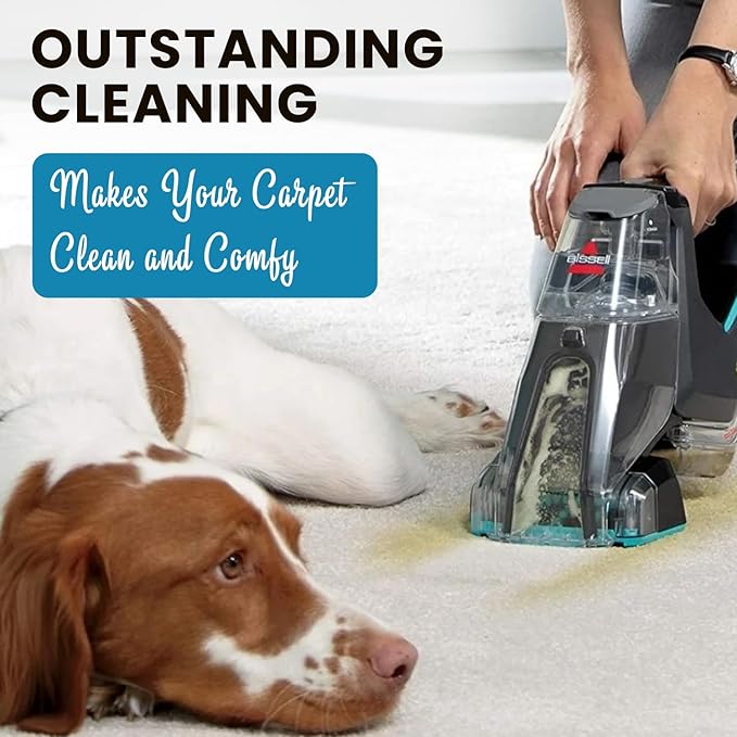 SNOW WHITE Carpet Cleaner Rug Extracting Shampoo, MADE IN USA, Carpet Cleaner Solution and Machine Use, Removes Even The Toughest Stains and odors, Rug Car Upholstery and Carpets, 1 Gallon