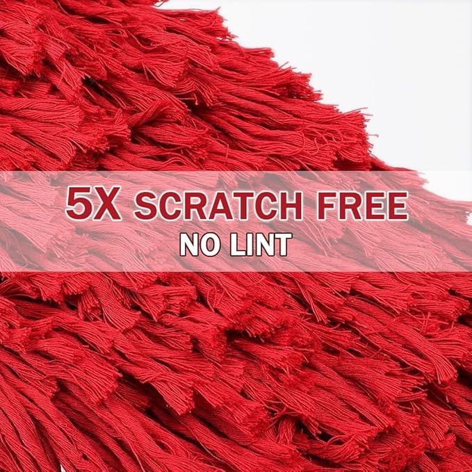 Car Cleaning Supplies,Car Duster Exterior Scratch Free,with Wax Cotton Hair, Dust Brush with Extendable Telescoping Handle to Remove Dust Pollen,Duster for RV,Truck,and Motorcycle