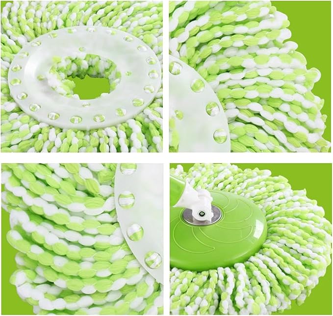 6 Pack Spin Mop Refill Pads Compatible with SIMPLI-Magic 79349 79117 979193 79229 Spin Mop Cleaning System, Part No.79161