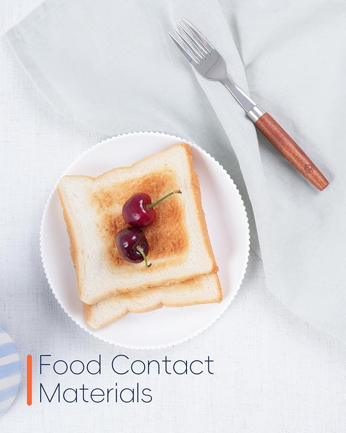 7.5 inch Ribbed Salad Appetizer Plate Set of 6, Opal Glass Round Small White Plates for Dessert, Kitchen, Dishwasher and Microwave Safe