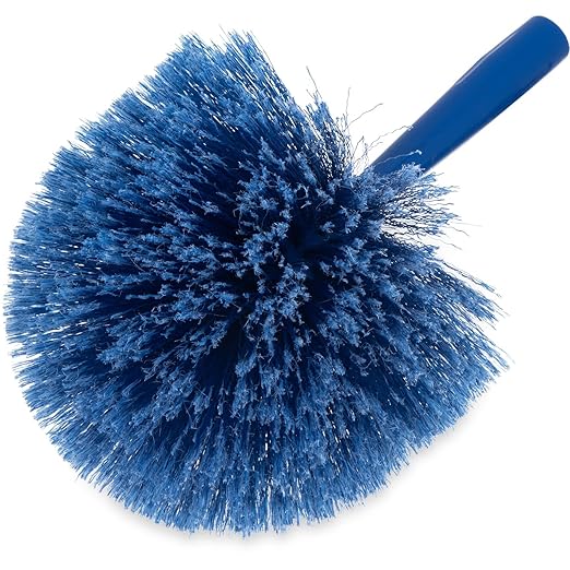 SPARTA Flo-Pac Rounded Duster Cleaning Duster with Electrostatically Charged Bristles for Cleaning, 9 X 7 X 7 Inches, Blue