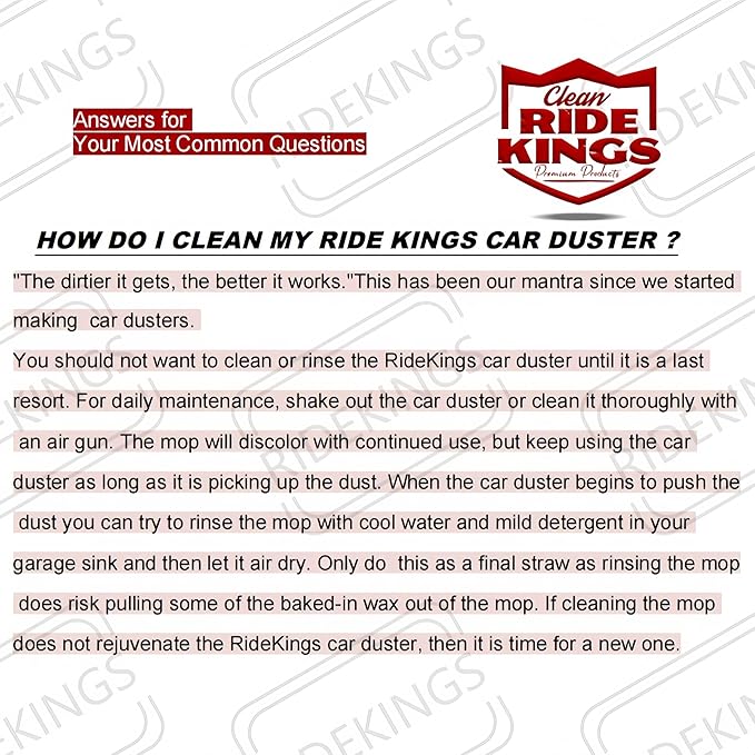 Car Duster Exterior Scratch Free,Car Dust Brush with Extendable Telescoping Handle to Remove Pollen,Dusters for Truck,RV and Motorcycle,Large Mop Head, Wax Cotton Hair,Auto Care