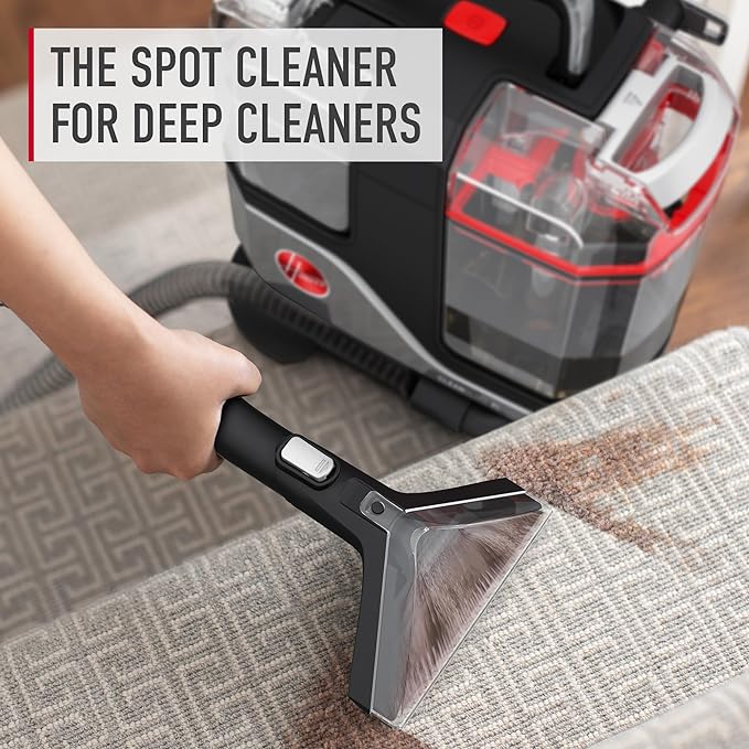 Hoover CleanSlate XL Deep Cleaning Carpet + Upholstery Spot Cleaner Machine with Specialized Tools, Permanent Stain Remover, Pair with Hoover Portable Spot Cleaner Solution