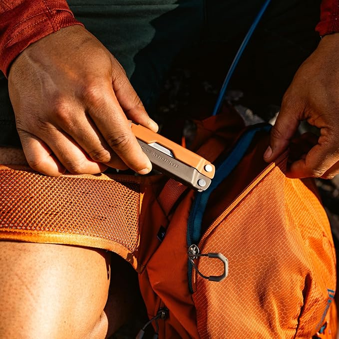 LEATHERMAN, Bond, 14-in-1 Lightweight Multi-tool for Camping, Hiking & Everyday Carry (EDC), Made in USA, Burnt Sienna