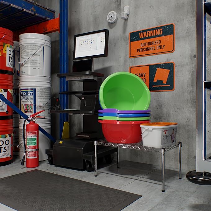 Wire Shelving Kit | NSF Commercial Storage Rack Unit (1-Tier | 14" Height, 18" Deep x 30" Wide)