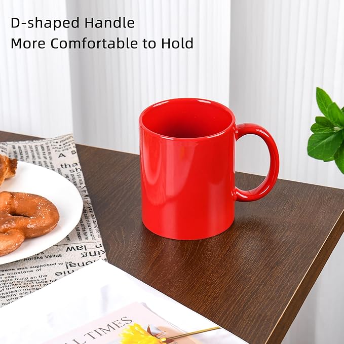 12oz coffee mug set of 6 Coffee Mugs for Coffee, Tea, Cocoa, Milk( Multiple color)