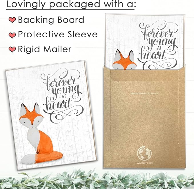 Fox Art Prints (Set of 4) - Unframed - 11X14s | Wall Decor to Bring Nature's Charm Indoors | A Stunning Addition to Any Art Lover's Collection | Home Office Decor | Living Room Decor