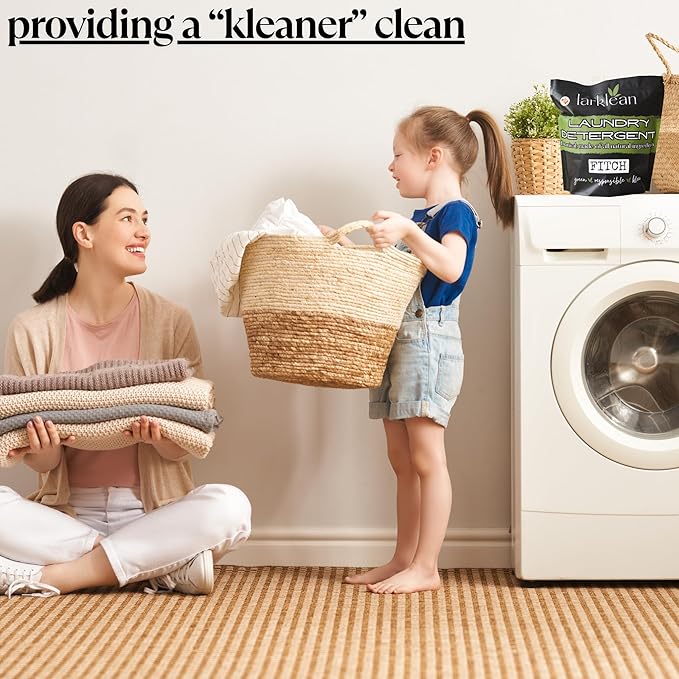 Laundry Detergent Powder | Non-Toxic Laundry Detergent for Sensitive Skin | Easy To Use, Tough on Stains, Gentle on Fabrics | Botanical Laundry Powder (Fitch) | Natural (Woody and herbal)