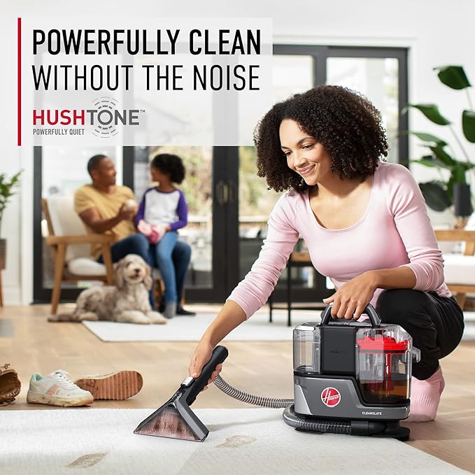 Hoover ONEPWR CleanSlate Cordless Portable Carpet + Upholstery Spot Cleaner Machine, Powerful Suction, Versatile Tools, Car and Auto Detailer, Pair with Hoover Spot & Upholstery Cleaner Solution