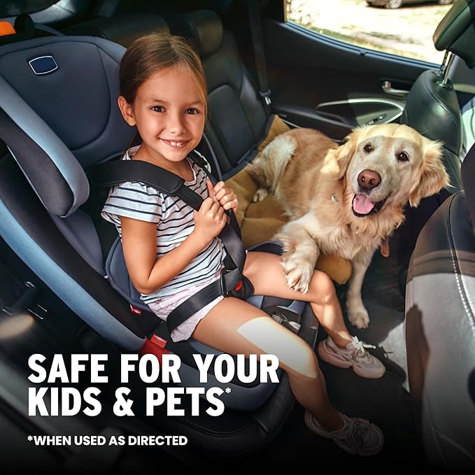 Seat & Carpet Instant Cleaner - Stain Remover Spray for Automotive Fabric Seats and Carpets, Grapefruit Scent, 16oz