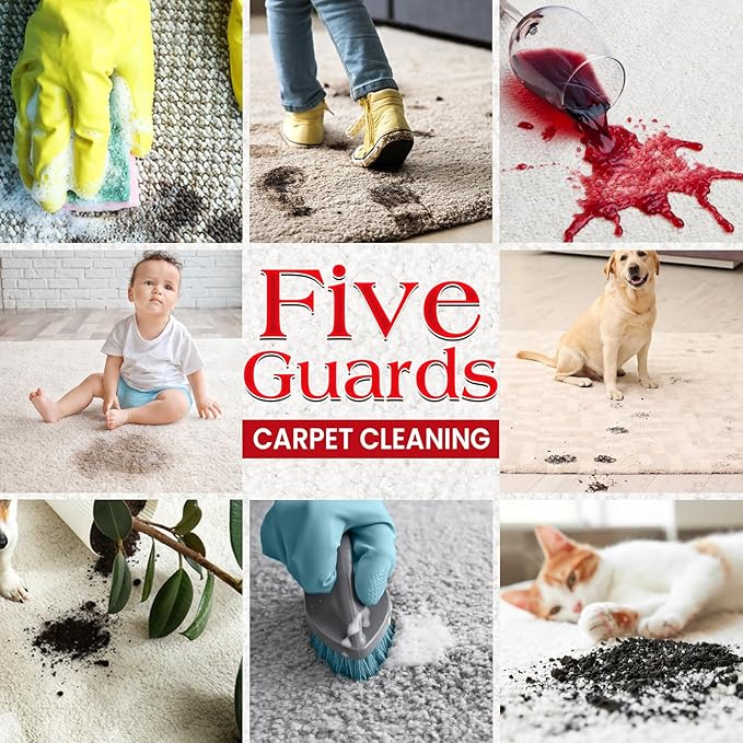 Natural Riches Organic Upholstery Carpet Cleaner Shampoo Solution Machine Use, A Miracle Carpet Cleaner Stain Remover Deodorizing Formula, Use On Rug Carpets Pet and Food Stains 32 fl oz