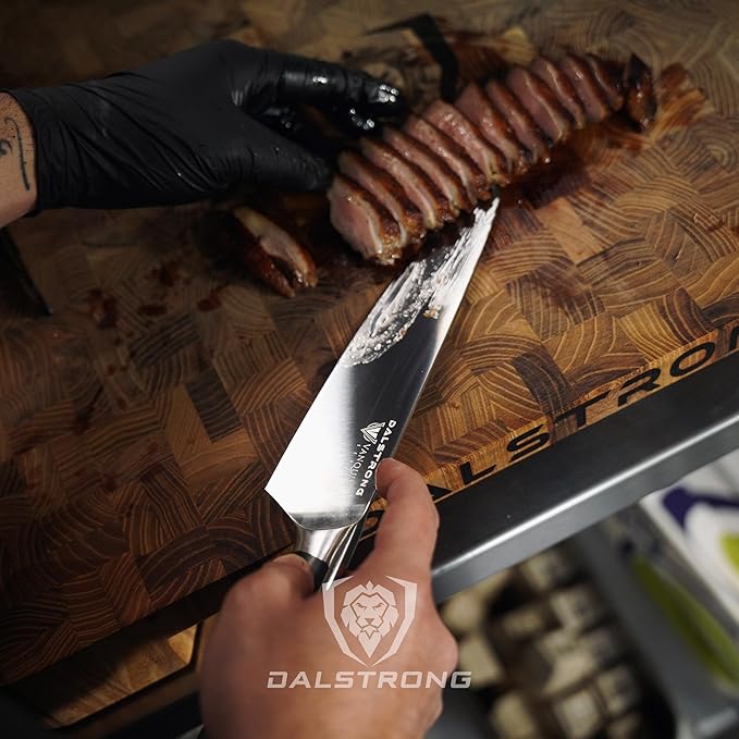 Dalstrong Chef Knife - 8 inch - Vanquish Series - Forged High Carbon German Steel - POM Handle - Professional Kitchen Knife Gift- Razor Sharp Chef's Knife - NSF Certified