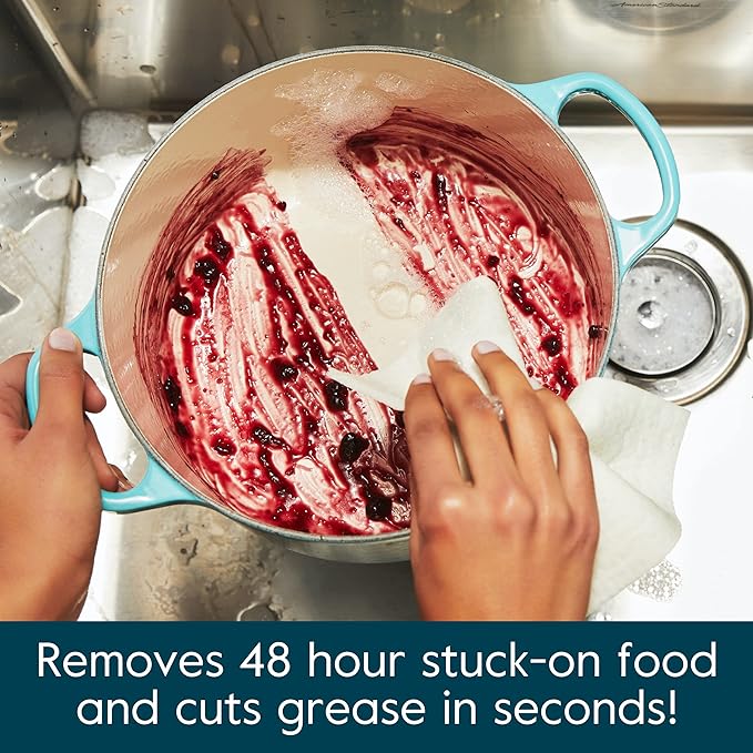 Grove Co. Ultimate Dish Soap Refills (3 x 16 Fl Oz) Removes 48-hr Stuck-on Food & Grease, No Plastic or Parabens, 100% Natural Orange & Rosemary Fragrance