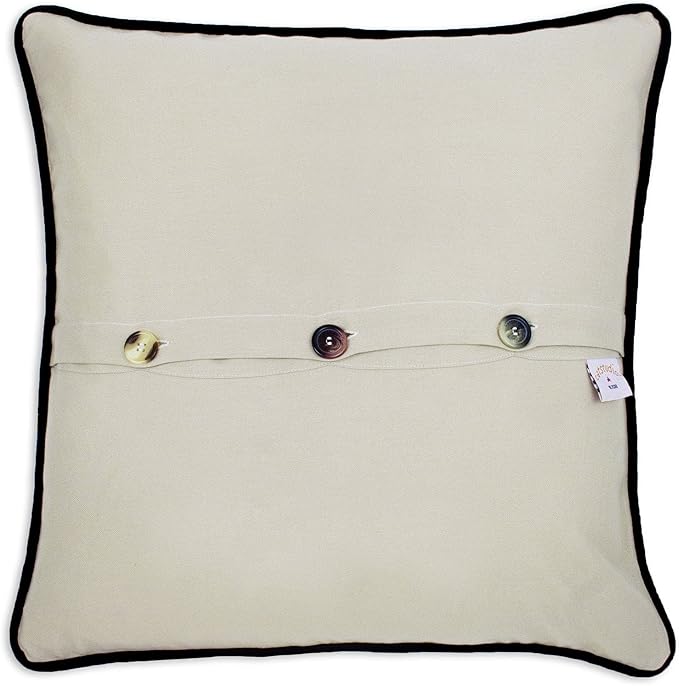 Catstudio West Virginia Embroidered Decorative Throw Pillow