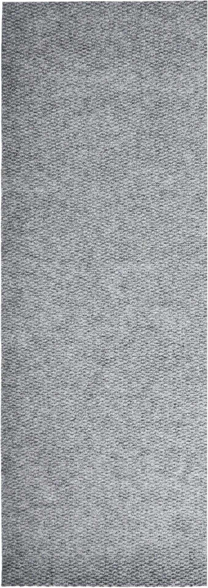 iCustomRug Hallway Runner Rug – 3x10ft Grey, Indoor/Outdoor, Non-Slip Rubber Backing, Low-Profile All-Weather Carpet, Non-Shedding & Easy Care, Entryway Mat Ideal for High Traffic Areas