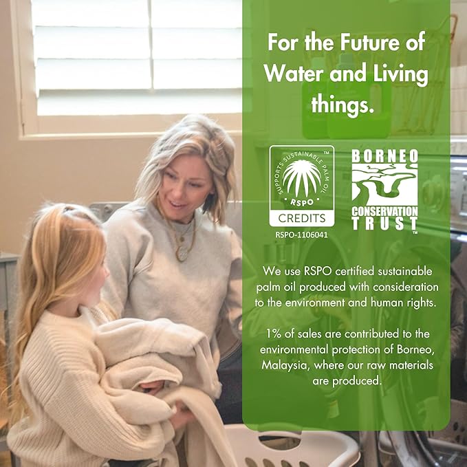 Liquid Laundry Bundle, White Tea & Fig Scent, Natural Laundry Detergent & Fabric Softener, Plant Based, Stain Remover & Fabric Conditioner, Gentle on Skin, 64 Fl Oz Each, 2 Pack