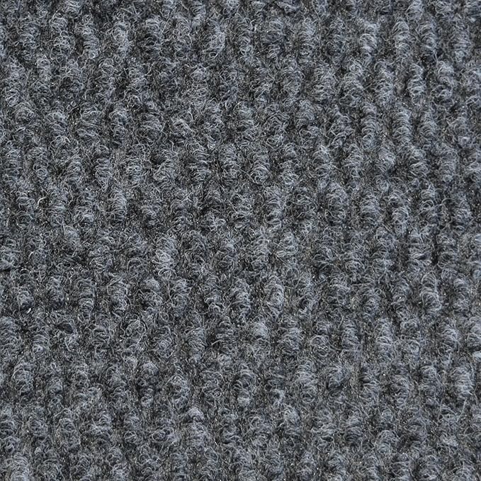 iCustomRug Entryway Door Mat – 4x6ft Charcoal, Indoor/Outdoor, Non-Slip Rubber Backing, Low-Profile All-Weather Carpet, Non-Shedding & Easy Care, Entryway Mat Ideal for High Traffic Areas