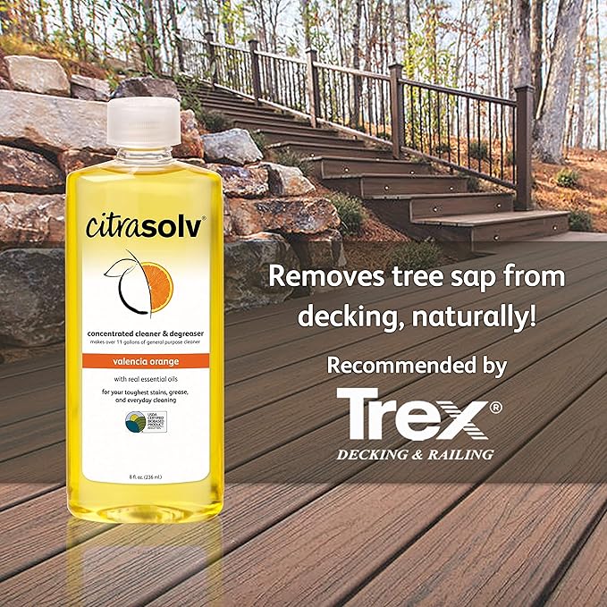 Citra Solv - Concentrated Household Cleaner & Degreaser - Valencia Orange Scent - 16 Fl Oz, Natural Ingredients, Non-Toxic, Biodegradable, Made in USA