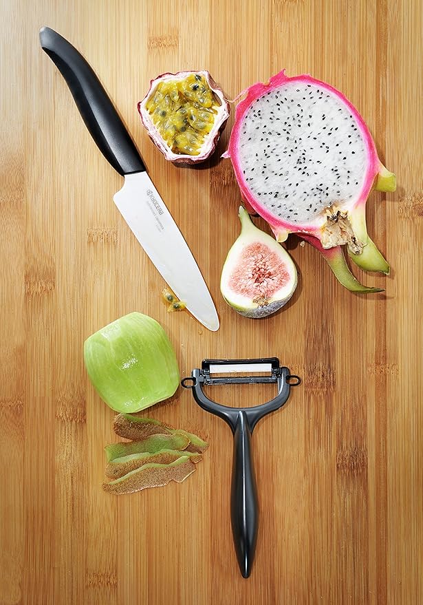 Kyocera Advanced Ceramic Revolution Series 3-inch Paring Knife, White Handle, White Blade