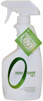 Zero Odor - Pet Odor Eliminator for Strong Odor, Eliminate Air & Surface Odors – Patented Molecular Technology Best For Carpet, Furniture, Beds Smell Great Again (Over 400 Sprays Per Bottle)