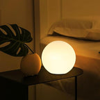LED Ball Light, 6-inch Glowing Orb Light, Rechargeable Globe Lamp, Dimmable Mood Light W/Remote, Waterproof Ambient Lighting Lamp for Desk Bedroom Bathroom Patio