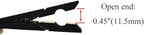 HAHIYO Black Wooden Clothes Pins Clothespins Wide Do NOT Fall Apart 2.87 inches Length 16 Pack Sturdy Strong Springs No Rust No Discoloration for Laundry Bathroom DIY Craft Photos Food Opened Bags