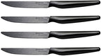Kyocera 4-piece Ceramic Steak Knife Set, 4.5" Black