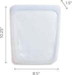 Stasher Premium Silicone Reusable Food Storage Half Gallon Bag, Purple, Microwave, Sous Vide, Dishwasher, Oven and Freezer Safe, BPA Free, Leak-free, Eco-friendly, 64 Oz