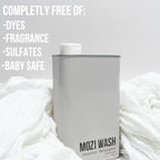 Laundry Detergent Liquid, Unscented, 50+ Loads, Concentrated, Non toxic, Plant Based Enzyme Cleaner, Phosphate & Paraben Free, Long Lasting Luxury Clean, Scent Free, 32 oz Recyclable Bottle