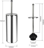 DOWRY Toilet Plunger with Holder for Bathroom,Powerful Efficient Force Suction Cup,Heavy Duty, Quick Dry