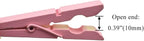 HAHIYO Pink Wooden Clothes Pins Clothespins Small Aviod Fall Apart 2.87 Inches Length 16 Pack Strong Springs No Rust No Discoloration for Laundry Bathroom DIY Craft Photos Food Opened Bags