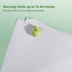 rhinocats Mini Vase Magnets for Fridge, Cute Magnetic Ceramic Vases for Refrigerator Kitchen Locker Office (4 Pack)