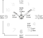 VANGOLD Design Sticker Wall Clock