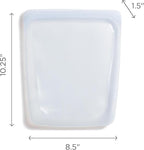 Stasher Premium Silicone Reusable Food Storage Half Gallon Bag, Clear, Microwave, Sous Vide, Dishwasher, Oven and Freezer Safe, BPA Free, Leak-free, Eco-friendly, 64 Oz