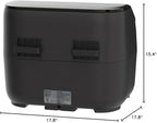 Instant Pot Vortex Plus XL 8QT ClearCook Air Fryer, Clear Windows, Custom Programming, 8-in-1 Functions that Crisps, Broils, Roasts, Dehydrates, Bakes, Reheats, from the Makers of Instant Pot, Black