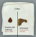 Extra Strength Fabric Protector Spray Prevents Stains and Repels Liquids. SoftClad Guards Furniture, Shoes, Carpet, Upholstery, Suede, Leather, Couch. Safe for Indoor Use. PFAS Free Formula 32oz