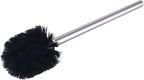 Angle Simple Toilet Brushes, Toilet Bowl Scrubber Brush Head 3 PCS with Cleaner Wand for Bathroom Restroom