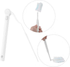 White Replacement Handles Compatible with Swiffer Duster Refill, Extended Handle, Adjustable Length Removal Duty Duster Refills Handles Only Telescopic Extended Pole