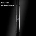 JOOFO Floor Lamp,30W/2400LM Sky LED Modern Torchiere 3 Color Temperatures Super Bright-Tall Standing Pole Light with Remote & Touch Control for Living Room,Bed Room,Office (Black)