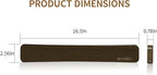 Magnetic Knife Holder for Wall,16.5 Inch Magnetic Knife Strip,Acacia Wood Double Sided Magnetic Knife Rack for Fridge,No Drilling