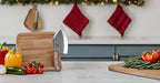 COOLINA Lixy Cleaver Chef Knife, 8.7-in Hand-forged High Manganese Clad Steel, Full Tang Butcher Knife, Razor Sharp Kitchen Knife for Camping, Outdoor Cooking, Slicing, Cutting Meat