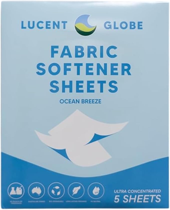 Laundry Detergent Sheets - Pre-Measured Laundry Sheets - Powerful Stain Removal - Gentle on Skin & Fabrics - Works in All Washers - Convenient. (Fragrance free - 5 Sheet Pack)