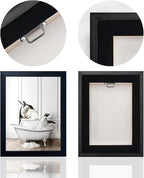 Framed Kids Bathroom Decor Funny Bathroom Wall Art Black and White Wall Decor Cute Penguins in Bathtub Canvas Print Painting Farmhouse Animal Artwork
