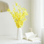 Ceramic Vase, 7.4 Inch for Pampas Calla Lily Tulip, Flower Vase Minimalism Style for Modern Table Shelf Home Decor, Fit for Housewarming, Weddings, Birthday, Christmas, Thanksgiving, New Year (Blue)