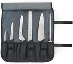 Mercer Culinary Millennia 7-Piece Knife Roll Set,Black