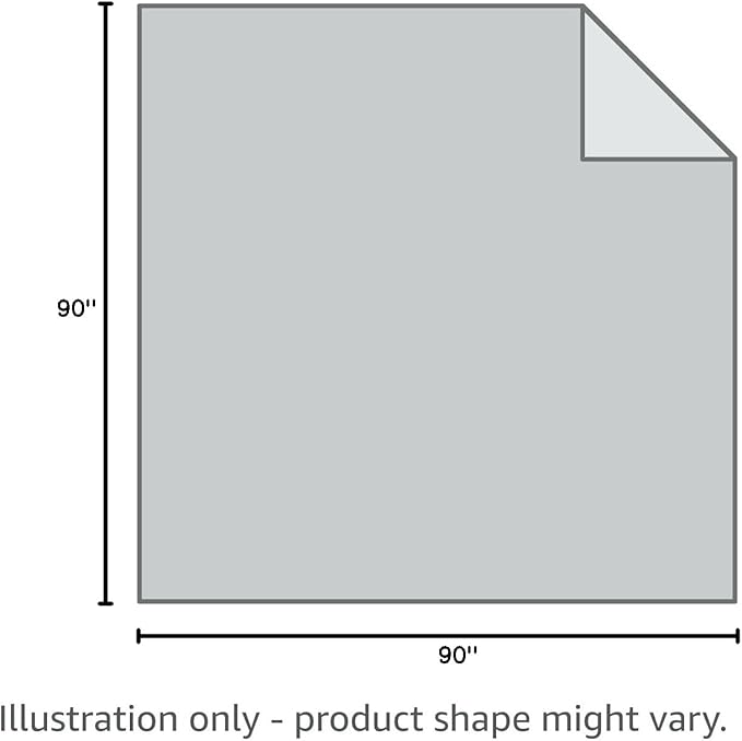 SNOWMAN Premium Down Comforter Queen Size, Luxurious All Season Duvet Insert with Cotton Blended Fabric, 37oz Fill Weight Pinch Pleat Design Hotel Bedding Comforter (Grey,90"x90")