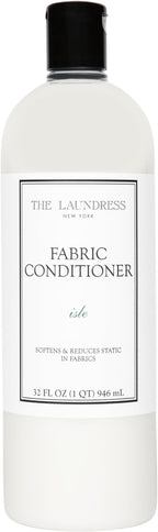 The Laundress Isle Fabric Conditioner, Soften Fabrics, Reduces Static, Concentrated Fabric Softener Liquid, Isle Scent, 32 Fl Oz